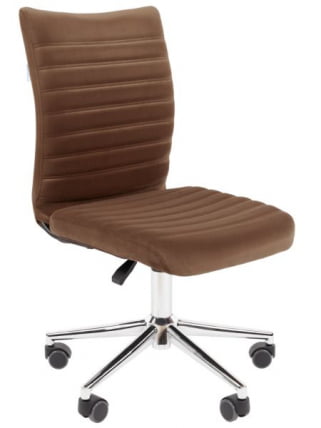 Офисное кресло CHAIRMAN 033 велюр Коричневый_0