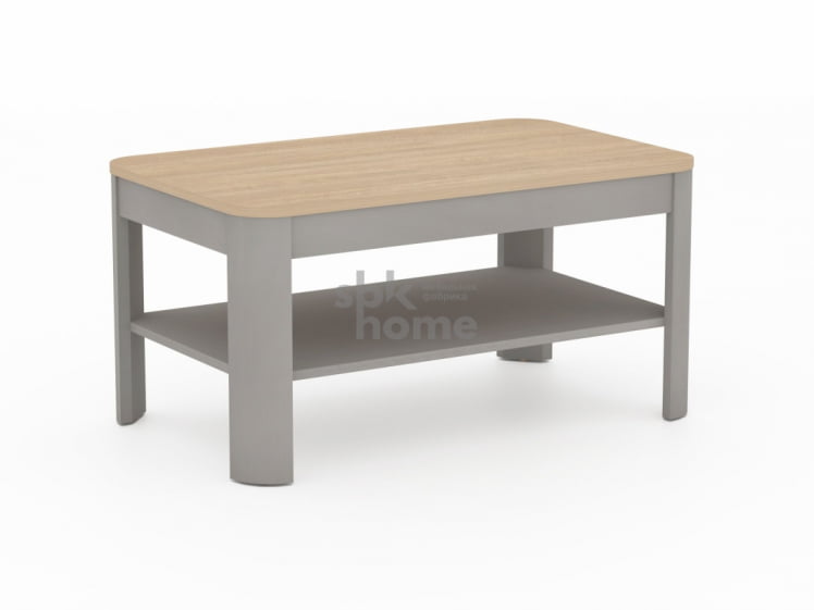 Стол журнальный, Лацио (900*550*450) Дуб Палермо/Серый камень , 60903_0