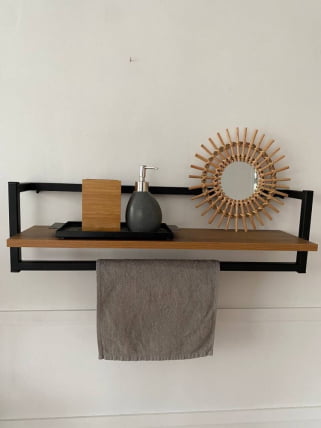 Полка настенная универсальная ПНУ-1 720*200*200мм Дуб Вотан_1