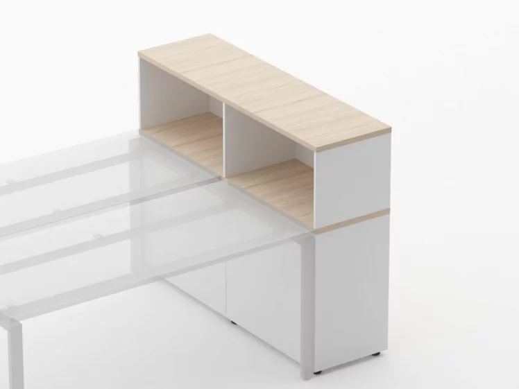 Тумба комбинированная высокая для рабочего модуля Deka 9.04.145 Туя/Белый_3