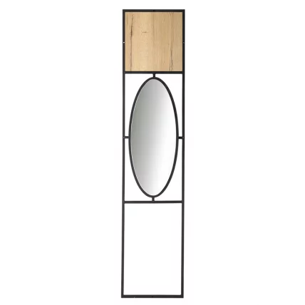 Панель для прихожей с зеркалом Loft Дуб Натур_2