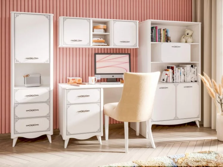 Полка Элис ЛД 532.060.000 Белая_4