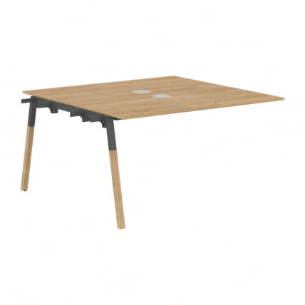 Рабочая станция Forta FIWST 1313 Дуб Гамильтон Черный графит_0