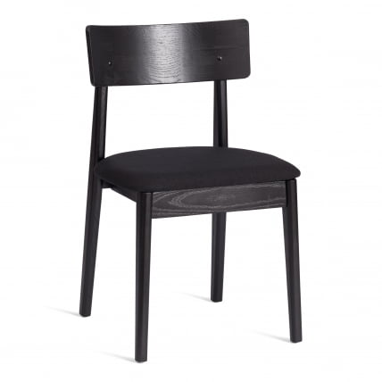 Стул ТХОР дерево вяз/ткань лен, черный/черный лен, 50х48х81,5 см / THOR_0