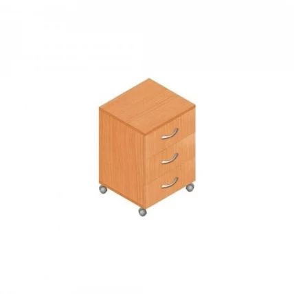 Тумба подкатная У.Т-3 Бук светлый_0