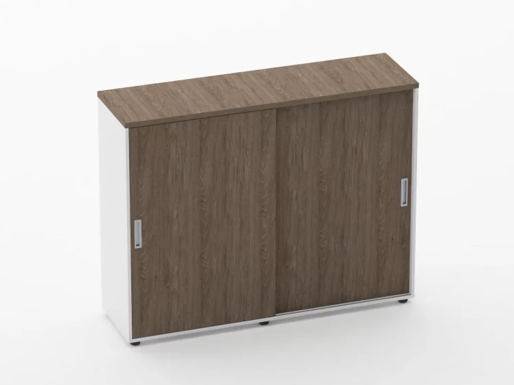 Тумба-купе высокая для рабочего модуля Deka 9.03.145 Дуб Верцаска/Белый_0