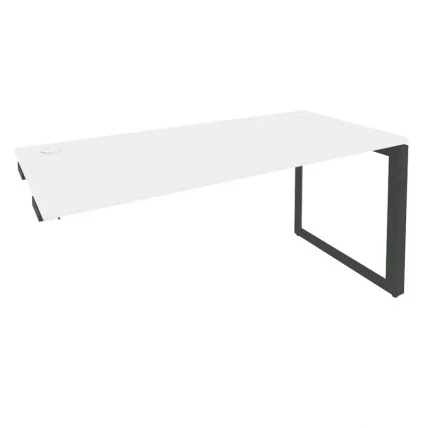 Стол-приставка на О-образном м/к к опорным элементам ONIX O.MO-SPR-4.7 Белый Бриллиант/Антрацит_0