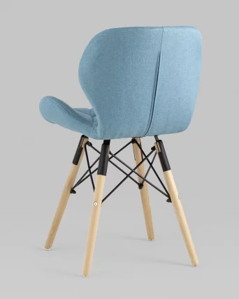 Стул Бон рогожка Голубой_5