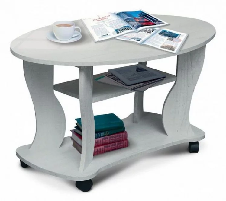 Стол журнальный Сатурн-М05 Дуб молочный_0