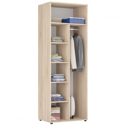 Шкаф распашный Алиса(H4) 2230х800х540 с торцевой ручкой (Венге)_1