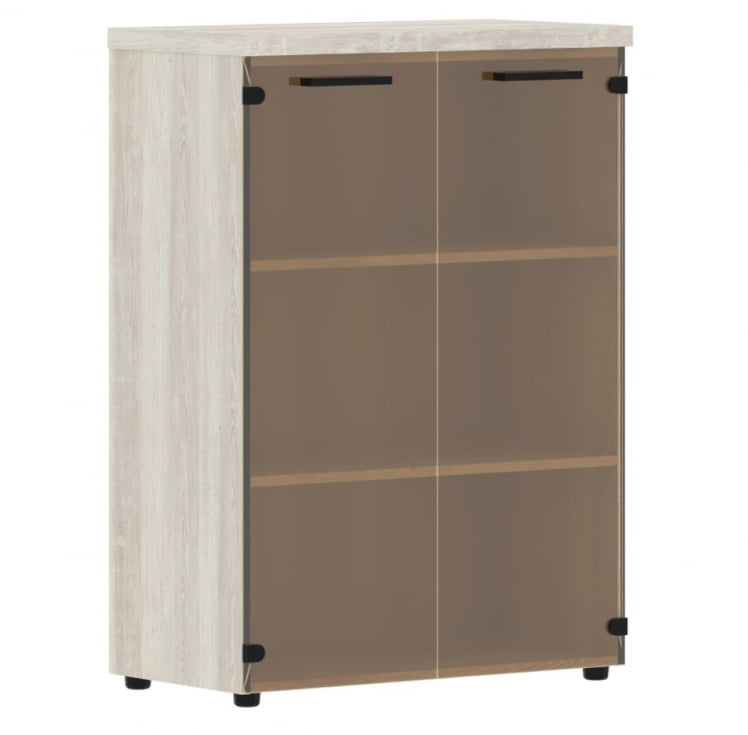 Шкаф со стеклянными дверьми и топом Torr LUX TMC 85.2 Сосна Эдмонд_0