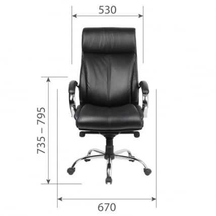 Кресло руководителя CHAIRMAN CH423 экокожа Бежевый_3