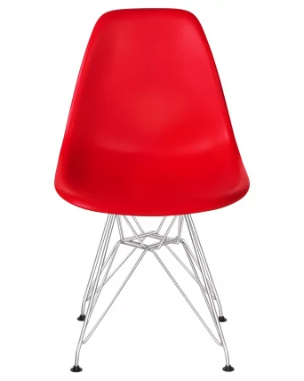 Стул обеденный DOBRIN DSR ножки хром Красный R-02_5