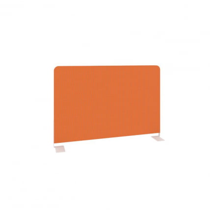 Экран тканевый боковой L600мм Metal System Б.ТЭКР-60 Оранжевый/Белый_0