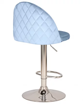 Стул барный DOBRIN MILANA Пудрово-голубой велюр MJ9-74_3
