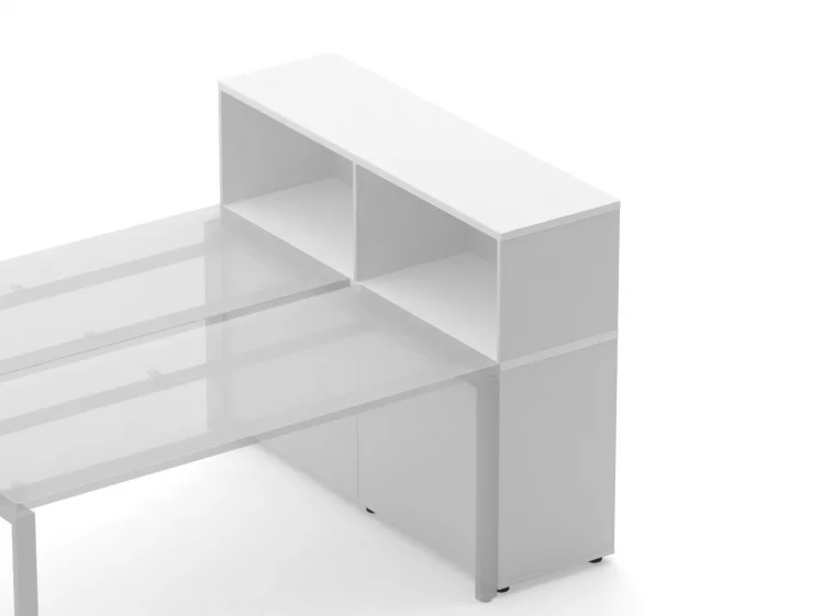 Тумба комбинированная высокая для рабочего модуля Deka 9.04.145 Белый_3