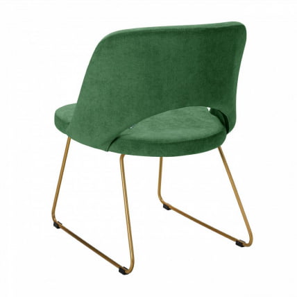 Кресло Ларс зеленый/Линк золото / Lars_2
