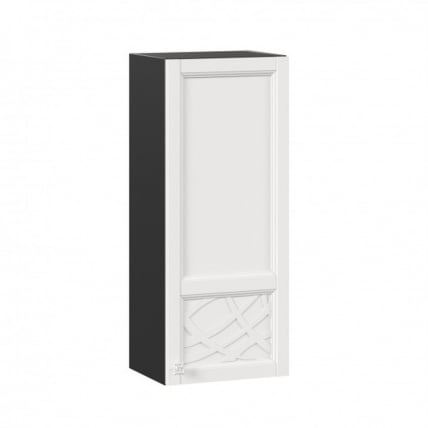 Шкаф кухонный 400 высокий Джулия ЛД 284.420.000.067 Черный Белый_0