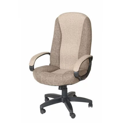 Кресло офисное Гармония HOME ткань КФ-31/32 Серо-коричневая_0