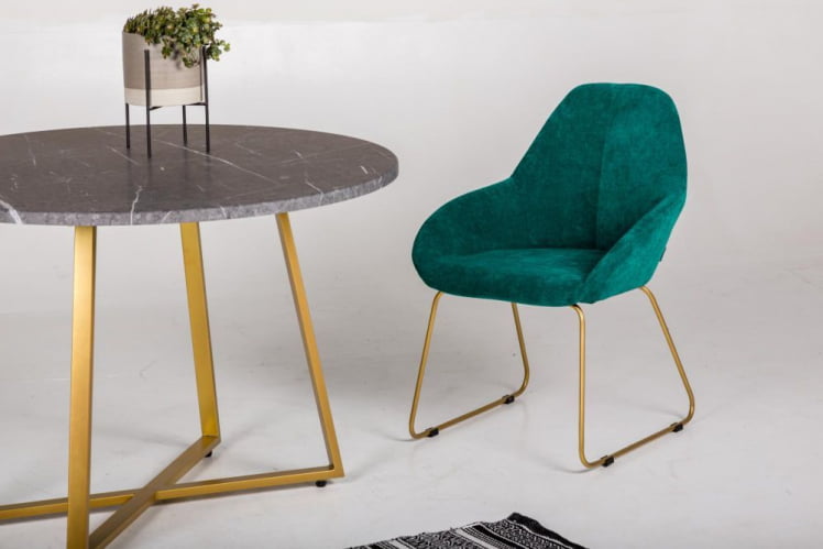 Стул Kent (С) Розов/Линк Золото_5