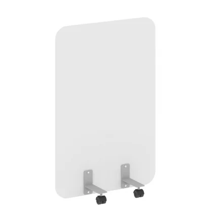 Перегородка на металлических опорах, на роликах R-line  DP.R-80-120 Белый_0