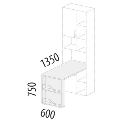 Стол письменный Аляска 501.16_5
