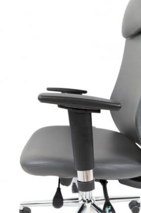 Офисное кресло CHAIRMAN 500 LUX экокожа Серый_3