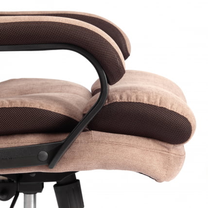 Кресло руководителя Duke metal BL ткань, светло-коричневый, KUB 03/TW-24_8