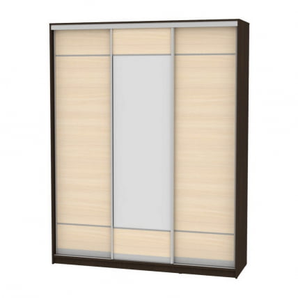 Шкаф-купе Б-230х180х60-1(Венге-ДМ-Д7Д8Д7) / B-230х180х60-1(Венге-ДМ-D7D8D7)_0