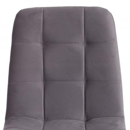 Стул CHILLY MAX Велюр/металл , 45 х 54 х 90 см , темно-серый/черный_6