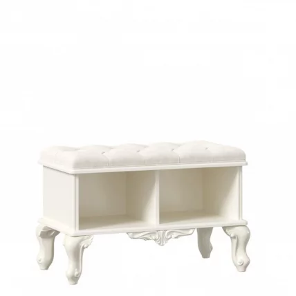 Стол письменный с зеркалом и банкеткой Маркиза 06 Алебастр Шампань_12