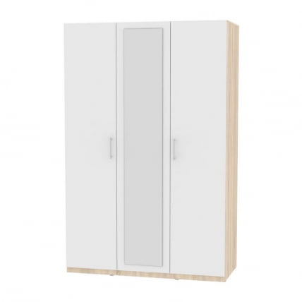 Шкаф распашный R-198х135х45-1-M(ДСС-Белый)_0