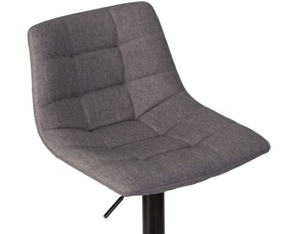 Стул барный ДОБРИН ТАИЛОР БЛАCК (серая ткань (188-55)) 2 шт / DOBRIN TAILOR BLACK_7