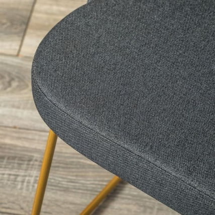 Кресло Ларс темно-серый/Линк золото / Lars_7