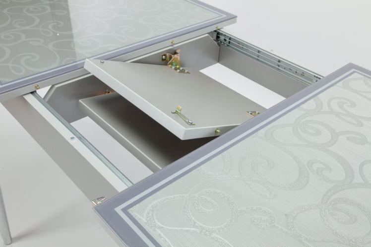 Столешница Чикаго КЗ (6191) серый,завитки серые_3