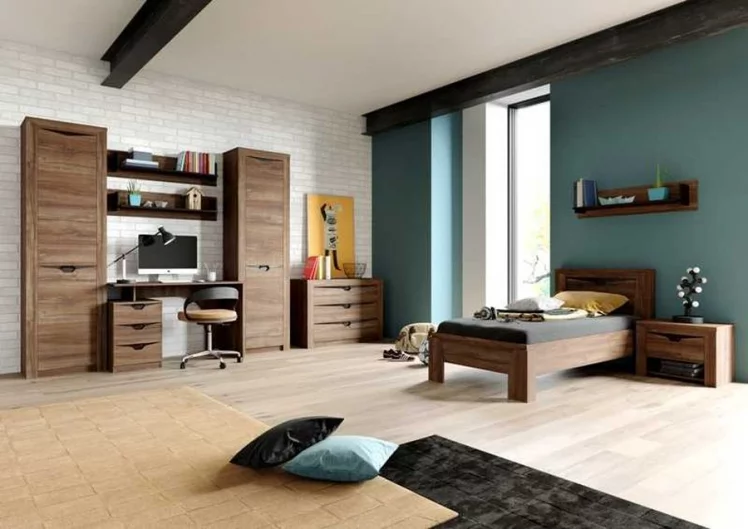 Кровать 1200 Соренто 21 Дуб Стирлинг_13