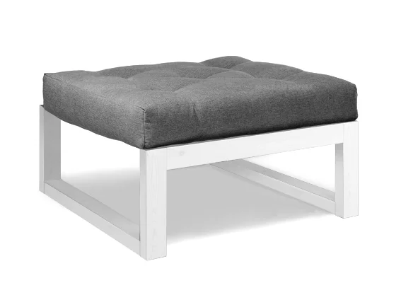 Пуфик Demoku СТ серебристо-серый_белый_0