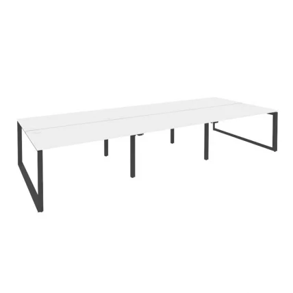 Рабочая станция на О-образном м/к ONIX O.MO-D.RS-6.3.8 Белый Бриллиант/Антрацит_0