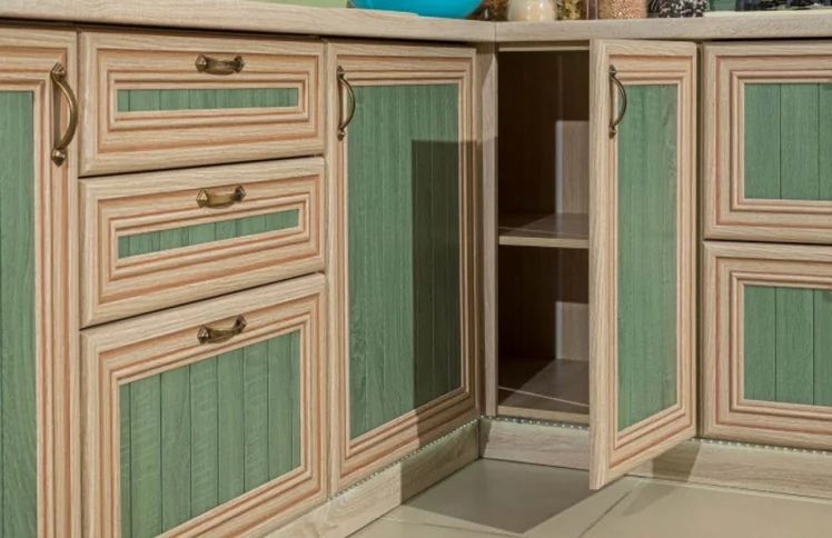 Тумба кухонная 600 с 3 ящиками (4) Кантри ЛД 235.071.000 Сономе эйч светлая_2