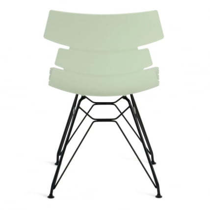 Стул ХАНСЕН (мод. 622Н) / 1 шт. в упаковке пластик/металл, 51х47х80 см, высота до сиденья 45 см, фисташковый/черный / HANSEN (mod. 622N)_3