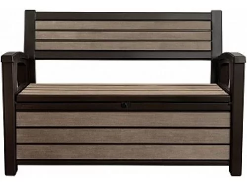 Скамейка HUDSON STORAGE BENCH 227 L Коричневый/Антрацид_0