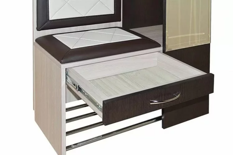 Прихожая Ольга 2 Ясень шимо светлый Венге_4