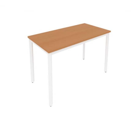 Стол письменный на металлокаркасе SLIM SYSTEM С.СП-4.1 Груша-Белый_0