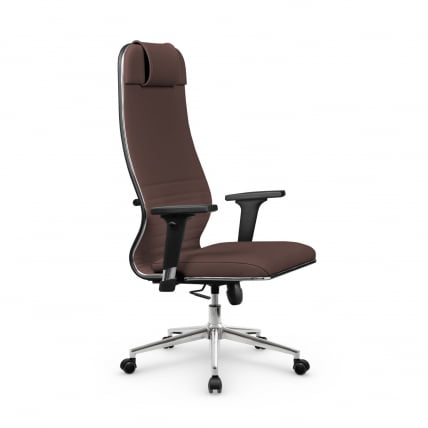 Кресло руководителя Metta L 1m 38К2/2D Infinity Easy Clean (MPES) Комплект 10 Темно-коричневое_1