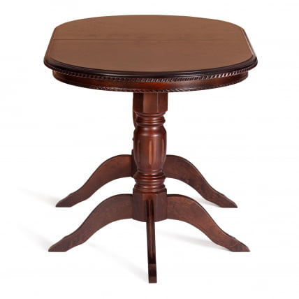 Стол COPPOLA бук, мдф, 140+40x80x77см, Tobacco, узор прямой_1