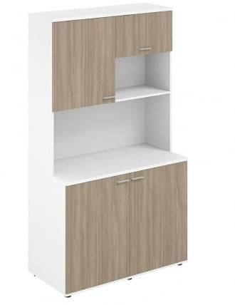 Офисная мини-кухня Sigma SG.1001.WH.OD Белый Дуб темный_0