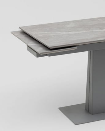 Стол Арнон 120-180/80/76 см керамика Larka grey_3