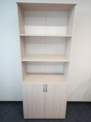 Шкаф высокий полуоткрытый Glassy 6.19.121 Туя_2