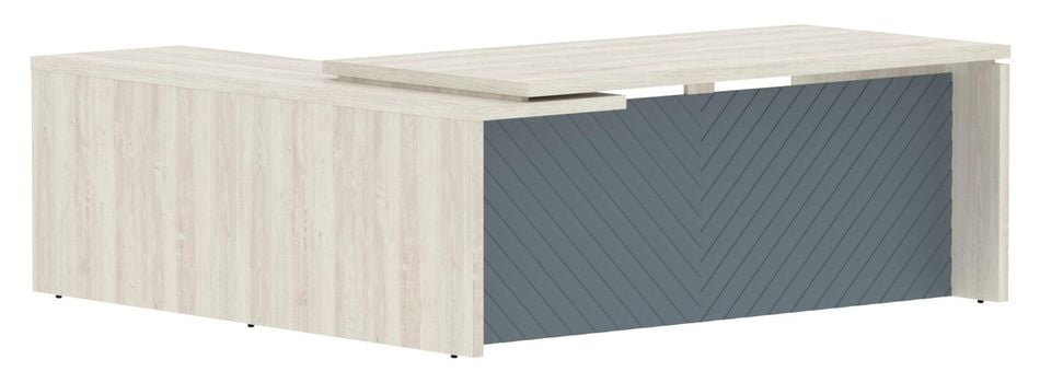 Стол руководителя правый Torr LUX TLCT 2020 R Сосна Эдмонд Серо-голубой_0