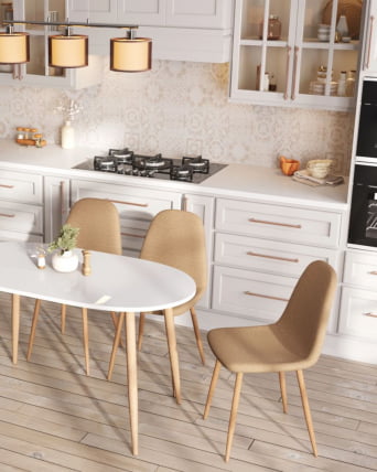 Комплект из четырех стульев Валенсия СН бежевый 4 шт / SN_8